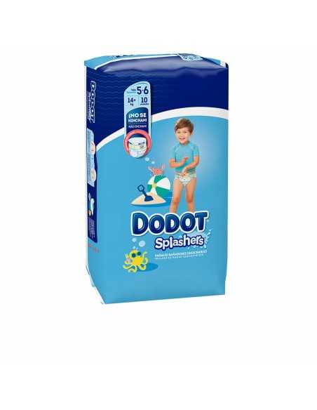 Disposable nappies Dodot Splashers 5-6 14 Kg (10 Units)