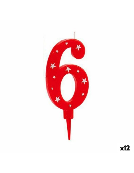 Candle Birthday Number 6 (12 Units)