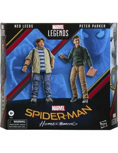 Personaggi d'Azione Hasbro Legends Series Spider-Man 60th Anniversary Peter Parker & Ned Leeds