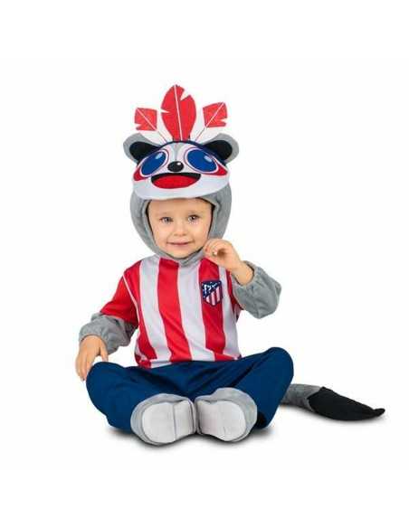 Costume per Neonati Atlético Madrid Rosso Indiano Americano 5 Pezzi