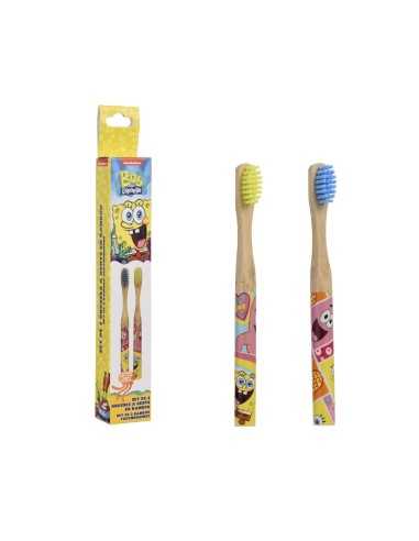 Spazzolino da Denti Per Bambini Take Care SpongeBob 2 Pezzi