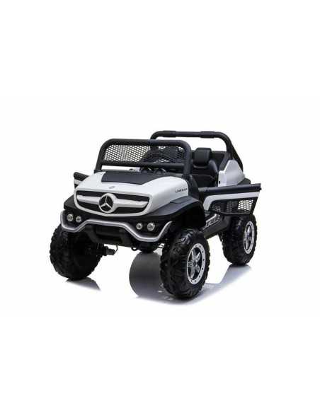 Children's Electric Car Mercedes Benz Unimog White 12 V