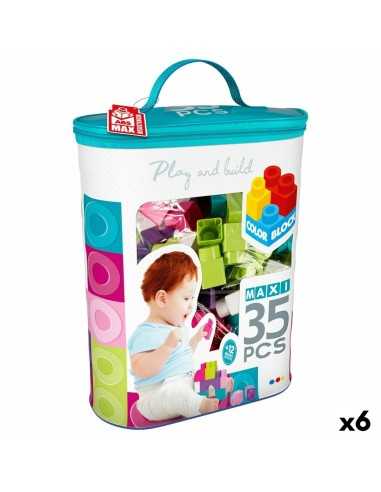 Construction set Color Block Trendy Bag 35 Pieces (6 Units)