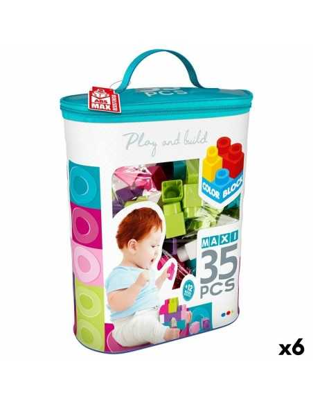 Construction set Color Block Trendy Bag 35 Pieces (6 Units)