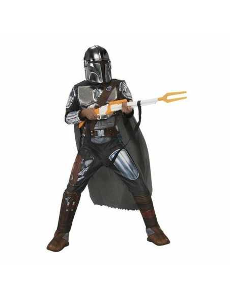 Costume for Children The Mandalorian Silver Premium Black