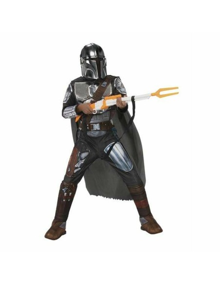 Costume per Bambini The Mandalorian Silver Premium Nero