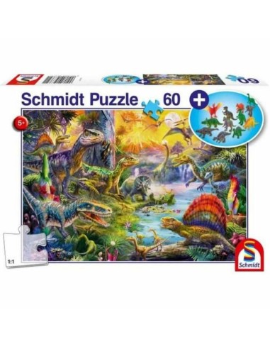 Puzzle Schmidt Spiele Dinosaurs Figures 60 Pieces