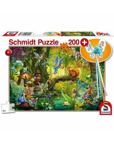 Puzzle Schmidt Spiele Fairies in the Forest 200 Pezzi