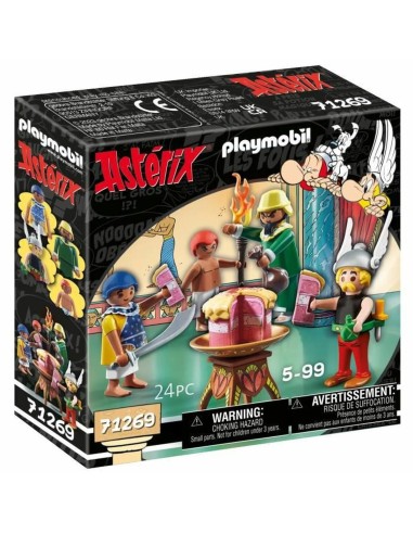 Playset Playmobil Asterix: Amonbofis and the poisoned cake 71268 24 Stücke