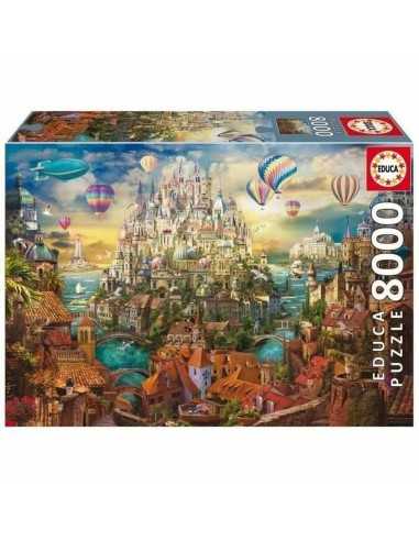 Puzzle Educa City of Reve 8000 Pezzi