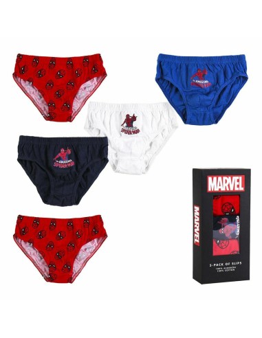 Lot de slips Spider-Man 5 Unités Multicouleur