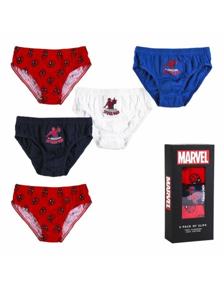 Lot de slips Spider-Man 5 Unités Multicouleur