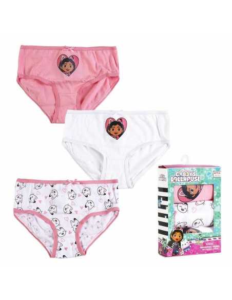 Confezione di Slip da Bambina Gabby's Dollhouse 3 Unità Multicolore