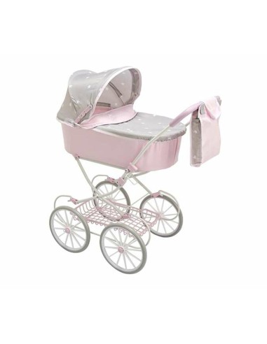 Doll Stroller Arias Emma Pink Bag 70 x 42 x 90 cm