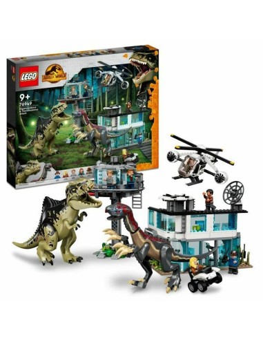 Building Game + Figures Lego Jurassic World Attack