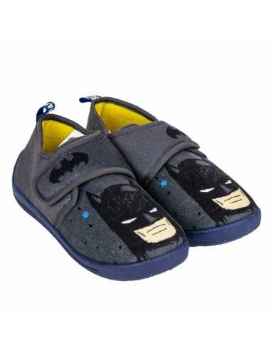 House Slippers Batman Velcro Dark grey