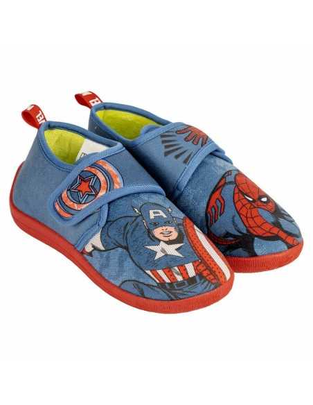 Chaussons Marvel Velcro Bleu foncé