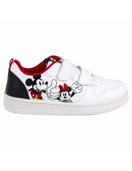 Sports Shoes for Kids Mickey Mouse Velcro White