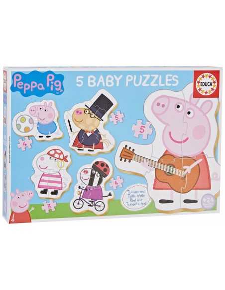 Set di 5 Puzzle Peppa Pig Baby 