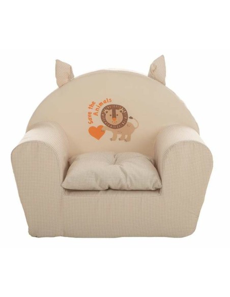 Fauteuil pour enfant Jungle 44 x 34 x 53 cm Beige