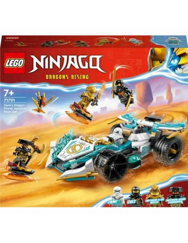 Set di Costruzioni Lego Ninjago 71791 The Spinjitzu racing car: the power of the Zane Dragon Multicolore