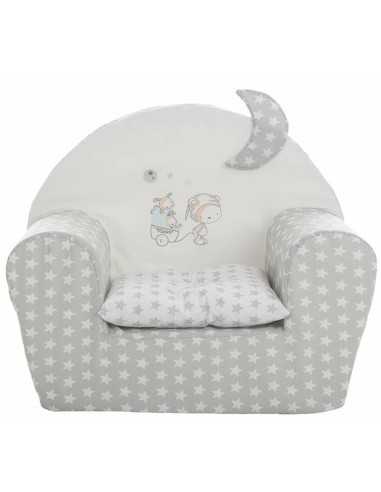 Child's Armchair Stars 44 x 34 x 53 cm Grey