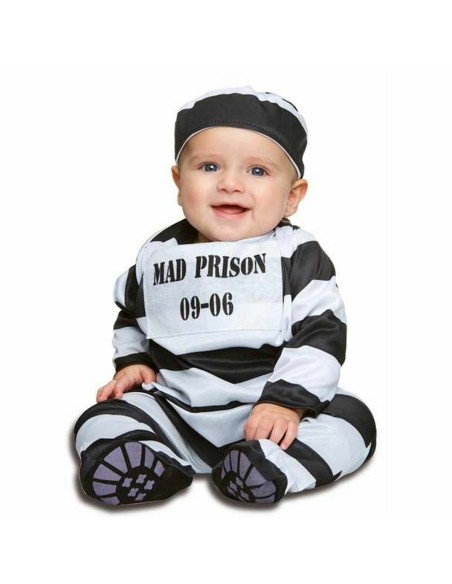 Costume for Babies My Other Me White Black Male Prisoner (2 Pieces)