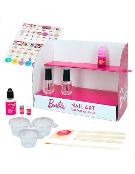 Kit to create Makeup Barbie Studio Color Change Nail polish 15 Pieces