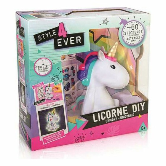 Licorne Lumineuse DIY Unicorn Canal Toys OFG 106 Blanc Aluminium Plast