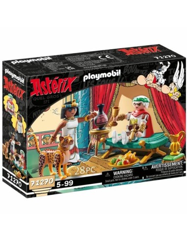 Playset Playmobil 71270 - Asterix: César and Cleopatra 28 Pezzi