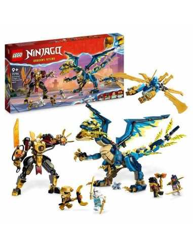 Konstruktionsspiel Lego Ninjago 71796 The elementary dragon against the Empress robot Bunt