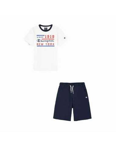 Completo Sportivo per Bambini Champion Bianco 2 Pezzi