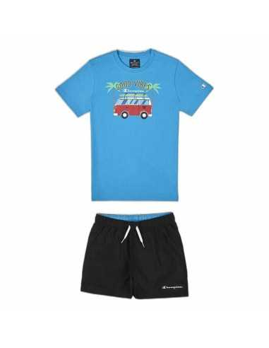 Sportset für Kinder Champion Blau 2 Stücke Aquamarin