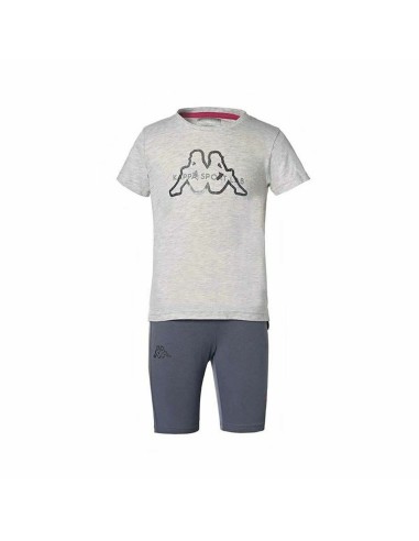 Ensemble de Sport pour Enfants Kappa Grugliasco Off Gris