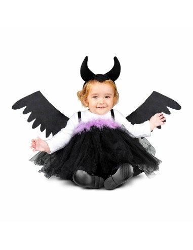 Costume per Neonati My Other Me Nero Demonio (3 Pezzi) Maleficent