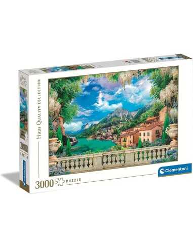 Puzzle Clementoni Lush terrace on Lake 3000 Pieces