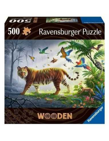 Puzzle Ravensburger Jungle Tiger 00017514 500 Pezzi