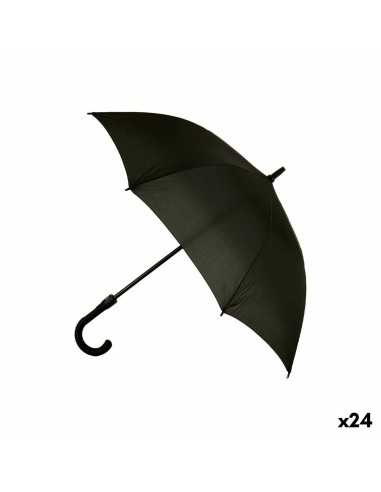 Parapluie Noir Métal Tissu 100 x 100 x 84 cm (24 Unités)