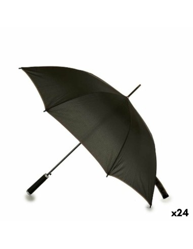 Parapluie Noir Polyester 100 x 100 x 85 cm (24 Unités)