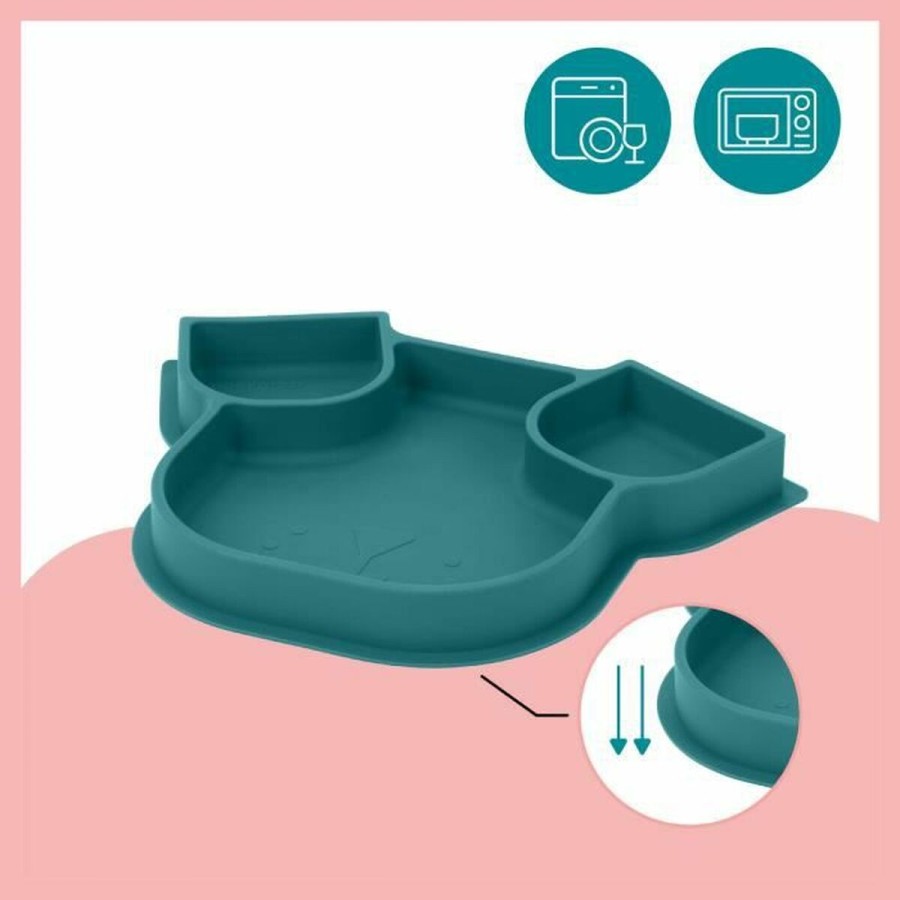 Plate Babymoov A005207 Silicone Children's