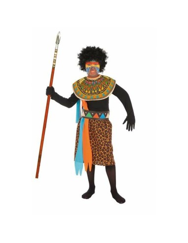 Costume per Bambini Africano (4 Pezzi)