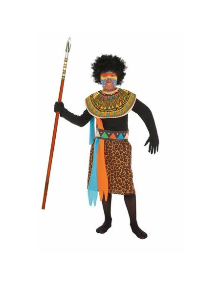 Costume per Bambini Africano (4 Pezzi)