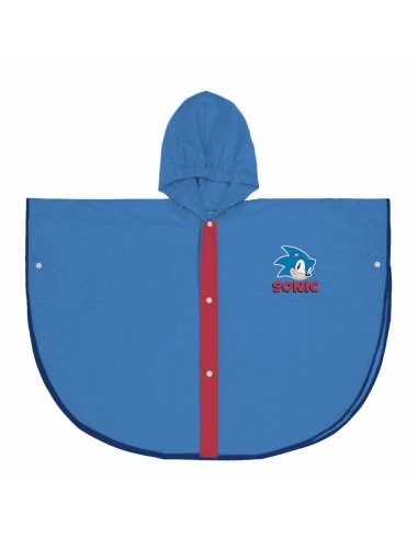 Waterproof Poncho with Hood Sonic Blue