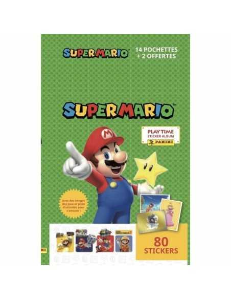 Pack of stickers Panini 14+2 80 Units Super Mario Bros™