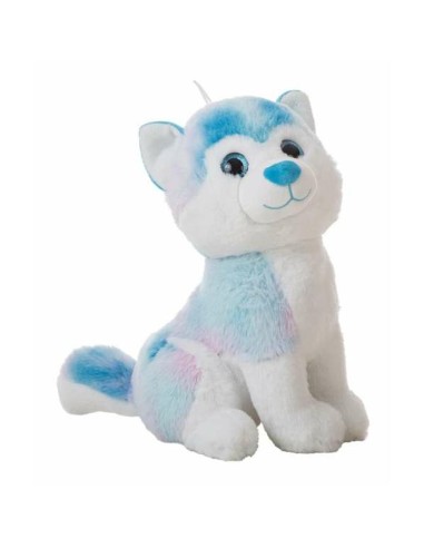 Jouet Peluche Bleu Husky 60 cm