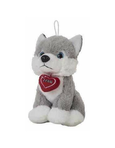 Peluche Husky Cuore 28 cm