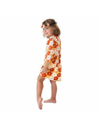 Déguisement pour Enfants Fleurs Hippie Orange