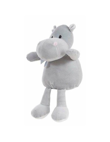 Fluffy toy Grey Soft Hippopotamus 30 cm