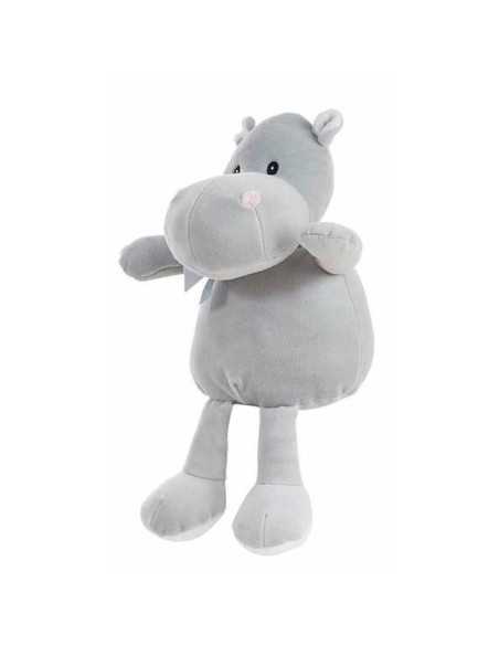 Peluche Grigio Soffice Ippopotamo 30 cm