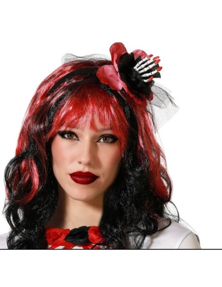 Diadema Rosso Intenso Halloween